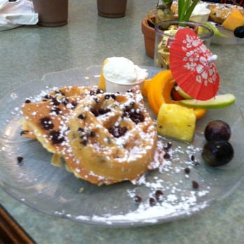Wildflower Cafe - Chocolate chip waffles for the kids... - Breakfast & Brunch Near Me - Clearwater, Florida Wildflower Cafe - Chocolate chip waffles for the kids... - Breakfast & Brunch Near Me - Clearwater, Florida