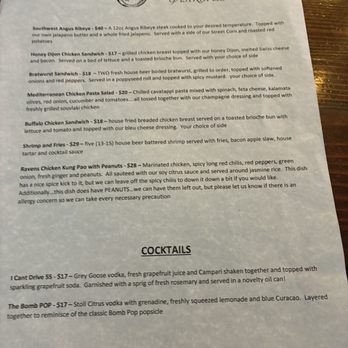 Raven Gastropub - Specials Menu June '26 - Gastropubs Near Me - Scottsdale, Arizona Raven Gastropub - Specials Menu June '26 - Gastropubs Near Me - Scottsdale, Arizona