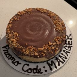 Chocolate-Peanut Butter Cheesecake (6-inch, serves 6-8)