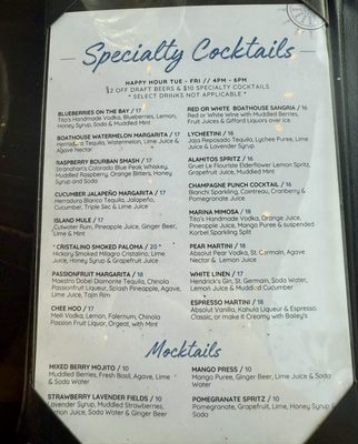 Menu photo 5 Boathouse on the Bay Long Beach, CA Menu photo 5 Boathouse on the Bay Long Beach, CA