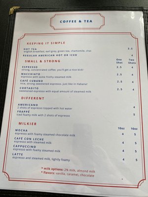 Menu photo 4 La Taza Coffee & More St. Augustine, FL Menu photo 4 La Taza Coffee & More St. Augustine, FL