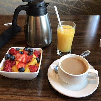 Holiday Inn The Lodge at Big Bear Lake - Gotta have my fruit and coffee - Big Bear, CA