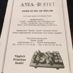 Weiße Taube - Asia Buffet Essen soviel Sie wollen