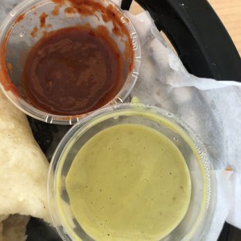 Kesos Tacos - Fire sauce was OUTSTANDING and jalapeño sauce nice and creamy - Mexican Near Me - Austin, Texas Kesos Tacos - Fire sauce was OUTSTANDING and jalapeño sauce nice and creamy - Mexican Near Me - Austin, Texas