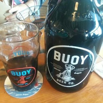 Buoy Beer - Oatmeal Stout - I bought a Growler and they had the glasses available to purchase as well. - Brewpubs Near Me - Astoria, Oregon Buoy Beer - Oatmeal Stout - I bought a Growler and they had the glasses available to purchase as well. - Brewpubs Near Me - Astoria, Oregon