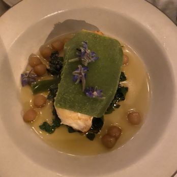 FIG Restaurant - Herb Crusted Halibut- my friend got this and enjoyed it as well! - Bars Near Me - Santa Monica, California FIG Restaurant - Herb Crusted Halibut- my friend got this and enjoyed it as well! - Bars Near Me - Santa Monica, California