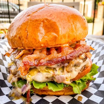 Grinderz - Double Cheese Burger - Burgers Near Me - Huntington Beach, California