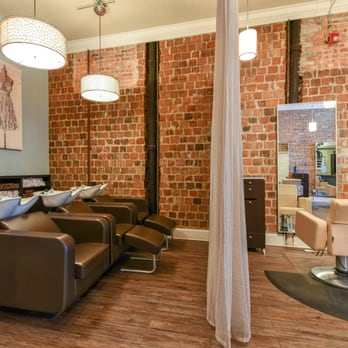 Tite Construction - Shampoo area with exposed Brick walls - General Contractors Near Me - Lombard, Illinois Tite Construction - Shampoo area with exposed Brick walls - General Contractors Near Me - Lombard, Illinois