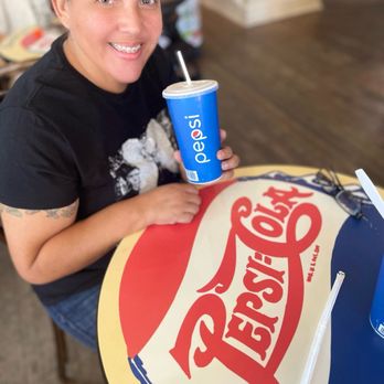 The Pepsi Store - Me drinking original Pepsi. - Museums Near Me - New Bern, North Carolina