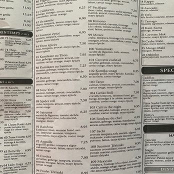 Genki Sushi - Menu - Sushi Bars Near Me - Montreal, Quebec Genki Sushi - Menu - Sushi Bars Near Me - Montreal, Quebec
