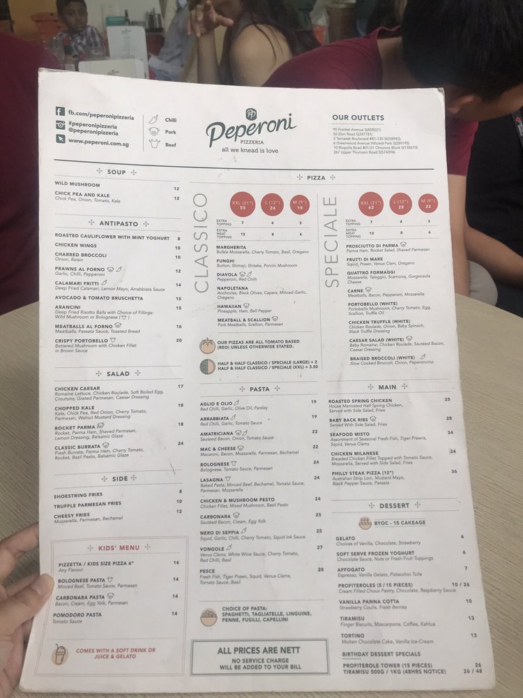 PEPERONI PIZZERIA 20 Photos 10 Biopolis Rd, Singapore, Singapore