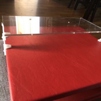 BK Upholstery - Great job wrapping my display boards with red vinyl - Auto Upholstery Near Me - Cotati, California