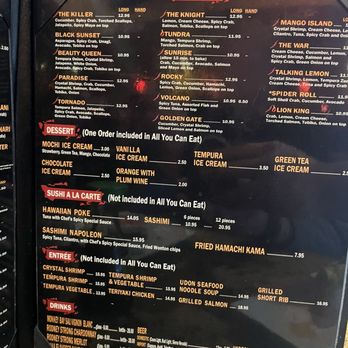 JJ Sushi - Dinner menu - Sushi Bars Near Me - Sparks, Nevada JJ Sushi - Dinner menu - Sushi Bars Near Me - Sparks, Nevada