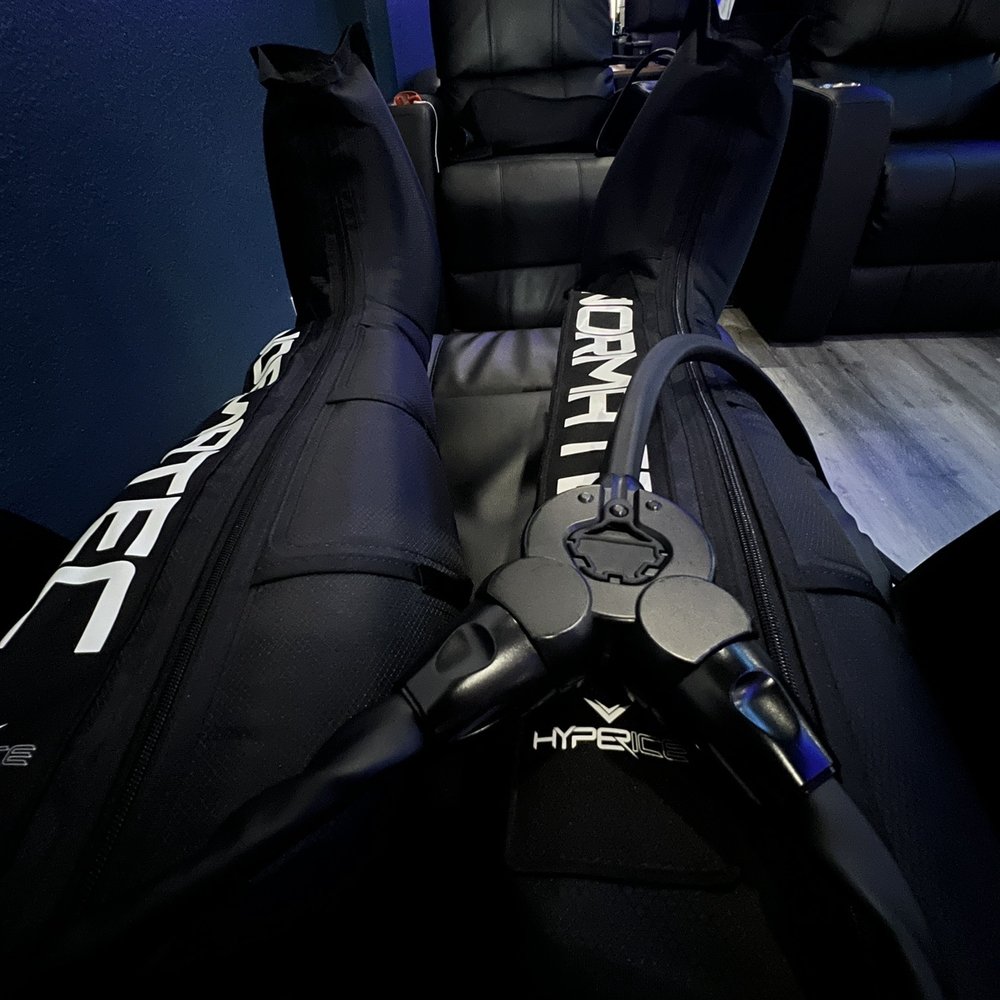 Evolve Social Wellness - Normatec compression sleeves - Saunas Near Me - San Antonio, Texas