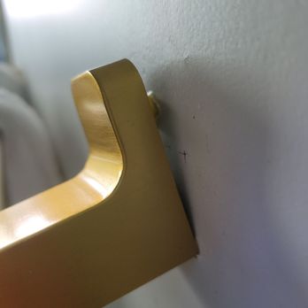 The Boardwalk Hotel  - Broken towel rack in room 102 - Hotels Near Me - San Diego, California
