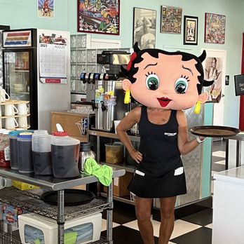 Daytona Diner - Betty Boop in person - Diners Near Me - Daytona Beach Shores, Florida