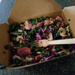 Tossed - Massive, delicious salads. Mine was a build-your-own. Probably enough for 2 more meals.