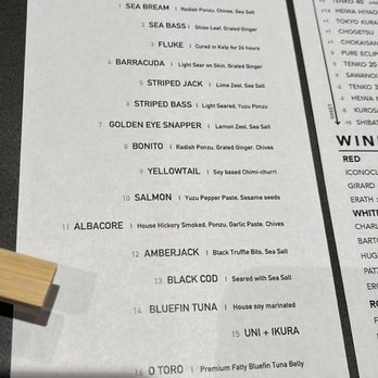 Hidden Fish - Omakase menu - Sushi Bars Near Me - San Diego, California Hidden Fish - Omakase menu - Sushi Bars Near Me - San Diego, California