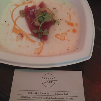 SOBEWFF Italian Bites On The Beach - Tuna crudo from Terre Mare - Festivals Near Me - Miami Beach, Florida