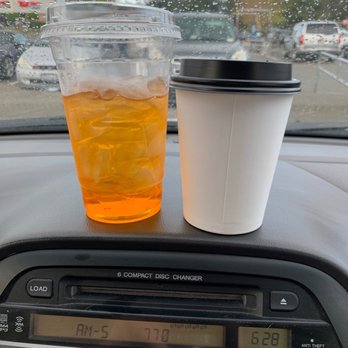 Gorgeous Grounds - (Left) A special from Red Bull + Pineapple + Orange I call it the "The Recharge" to get home. (Right) Triple Shot Espresso - Coffee & Tea Near Me - Spanaway, Washington Gorgeous Grounds - (Left) A special from Red Bull + Pineapple + Orange I call it the "The Recharge" to get home. (Right) Triple Shot Espresso - Coffee & Tea Near Me - Spanaway, Washington