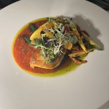 The Statler - Salmon Ratatouille - French Near Me - Detroit, Michigan