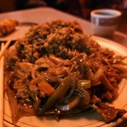 China Village - The 2nd course of the lunch special is an eggroll, heaping mound of fried rice, and the main entrée. Fridays special is beef chop suey.