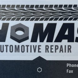 Thomas Automotive Repair - Business Card