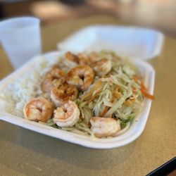 Moon's Wings and Hibachi - Shrimp Hibachi- I requested steamed rice