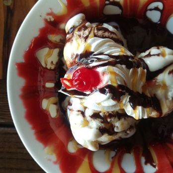 Restaurant 604 - 604 Sundae. A little too sweet for me. Would be mor ono with just hot fudge (came with chocolate, caramel AND raspberry sauce...overkill) - Breakfast & Brunch Near Me - Honolulu, Hawaii Restaurant 604 - 604 Sundae. A little too sweet for me. Would be mor ono with just hot fudge (came with chocolate, caramel AND raspberry sauce...overkill) - Breakfast & Brunch Near Me - Honolulu, Hawaii