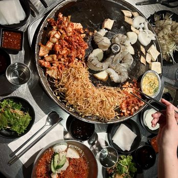 Honey Pig BBQ - Shrimp, bibim naengmyun - Korean Near Me - Irvine, California