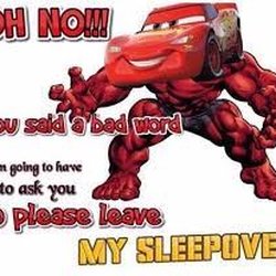 Leave my sleepover