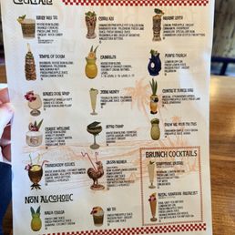 Brunch cocktail menu Brunch cocktail menu