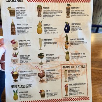 The Lobby Tiki Bar & Grill - Brunch cocktail menu - Tiki Bars Near Me - Oceanside, California The Lobby Tiki Bar & Grill - Brunch cocktail menu - Tiki Bars Near Me - Oceanside, California