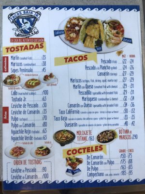 Menu photo 1 Tacos Baja Jr Villas de Rosarito, BCN Menu photo 1 Tacos Baja Jr Villas de Rosarito, BCN