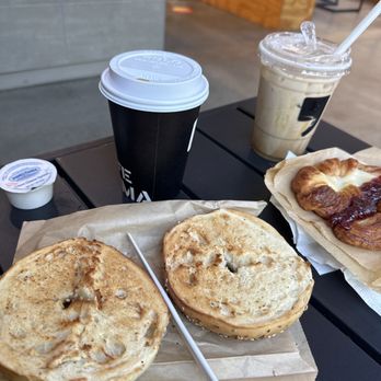 Cafe Comma - Breakfast, Everything Bagel with Cream Cheese Daily bread - Coffee & Tea Near Me - Atlanta, Georgia Cafe Comma - Breakfast, Everything Bagel with Cream Cheese Daily bread - Coffee & Tea Near Me - Atlanta, Georgia