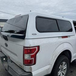 Truck Builders LINE-X - Camper shell on f-150