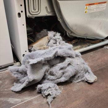 DMGZ Appliance Repair - A sign that your dryer needs to be cleaned of lint. It can cause a fire. - Appliances & Repair Near Me DMGZ Appliance Repair - A sign that your dryer needs to be cleaned of lint. It can cause a fire. - Appliances & Repair Near Me