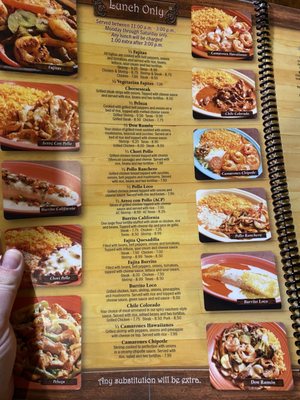 Menu photo 3 Don Ramon Forest City, NC