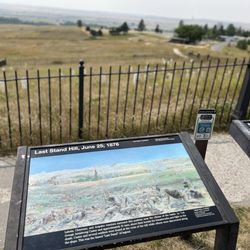 Little Bighorn Battlefield - Landscape of the hills and draws