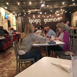 gogo gumbo! - Inside the fancy restaurant in Boyd