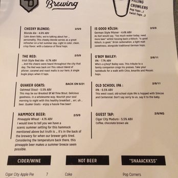 Leaven Brewing - Beer menu - Breweries Near Me - Riverview, Florida