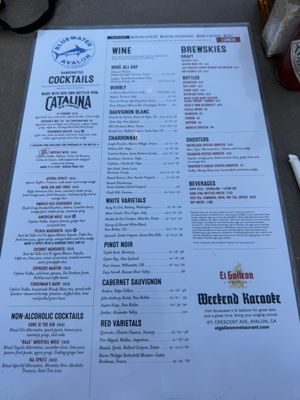 Menu photo 8 Bluewater Grill Avalon, CA