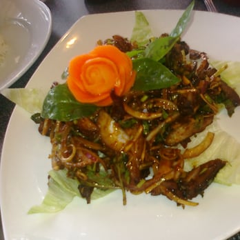 Ginger Thai - spicy duck salad - Thai Near Me - Nashville, Tennessee