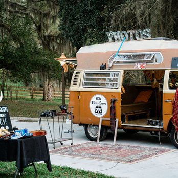 The Van Cam - The window in the back was opened up so even more people could fit in the photos - Photo Booth Rentals Near Me