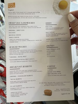 Menu photo 6 Egg Tuck Los Angeles, CA Menu photo 6 Egg Tuck Los Angeles, CA