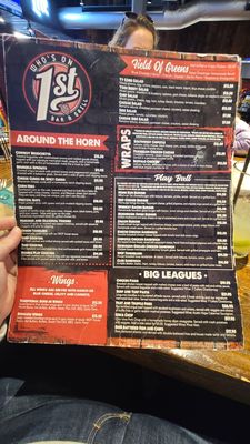 Menu photo 5 Who's on 1st Ankeny, IA