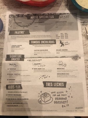Menu photo 3 Chuy's Fort Worth, TX