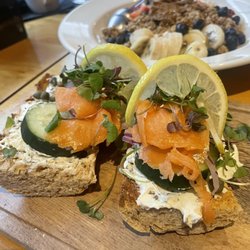 Fireside Tavern - Salmon toast $21