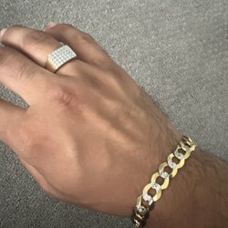 Sierra Gold and Silver - On hand and with the gold ring I bought