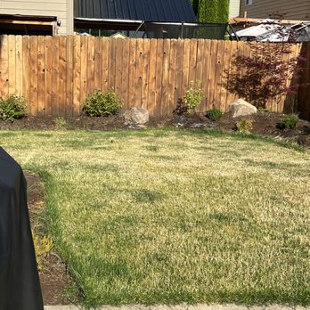 Backyard Blitz - a man standing in front of a fenced in yard - Landscaping Near Me - Longview, Washington Backyard Blitz - a man standing in front of a fenced in yard - Landscaping Near Me - Longview, Washington